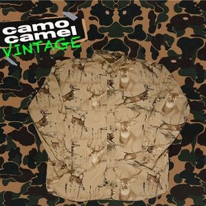 Deer Print Camouflage Shirt